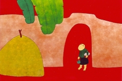 Going to the market | lacquer | 60x80